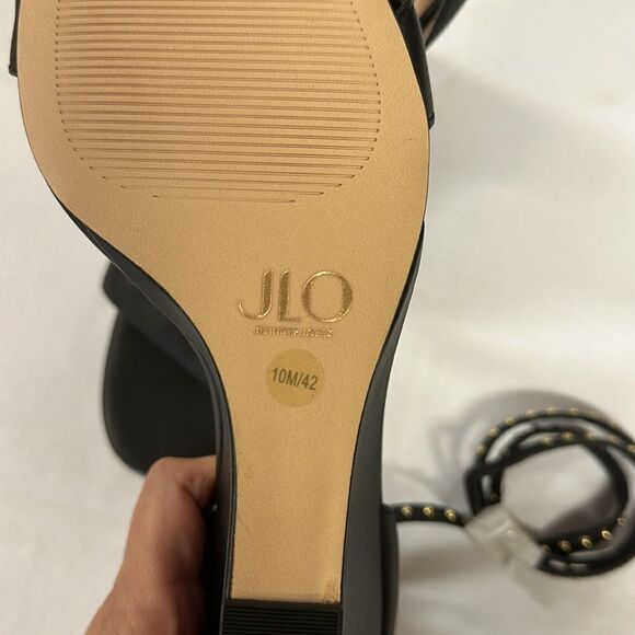 JLO Studded Ankle Wedge Size 10 NIB - Picture 5 of 5